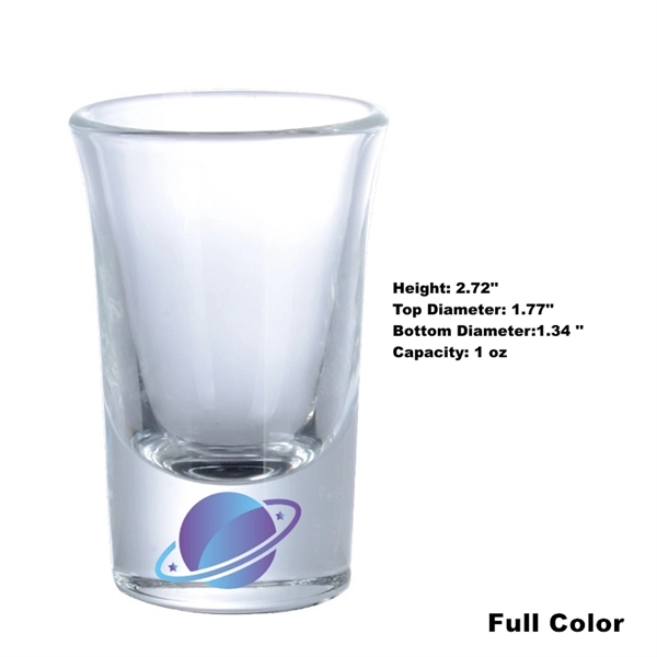 Small Tall Clear Heavy Base Shot Glass Whiskey Tequila Vodka - Small Tall Clear Heavy Base Shot Glass Whiskey Tequila Vodka - Image 5 of 8