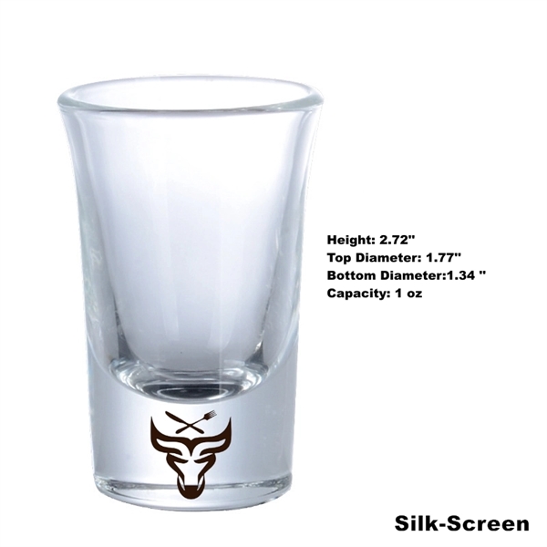 Small Tall Clear Heavy Base Shot Glass Whiskey Tequila Vodka - Small Tall Clear Heavy Base Shot Glass Whiskey Tequila Vodka - Image 6 of 8