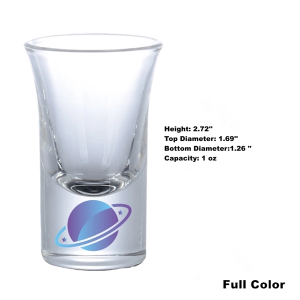 Small Tall Clear Heavy Base Shot Glass Whiskey Tequila Vodka - Small Tall Clear Heavy Base Shot Glass Whiskey Tequila Vodka - Image 7 of 8