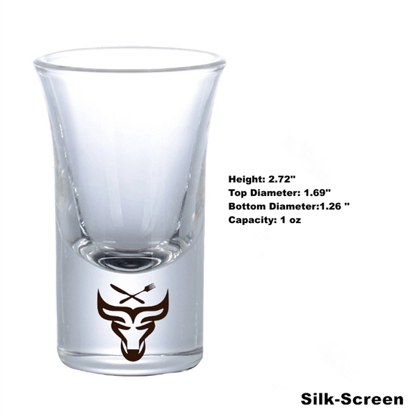 Small Tall Clear Heavy Base Shot Glass Whiskey Tequila Vodka - Small Tall Clear Heavy Base Shot Glass Whiskey Tequila Vodka - Image 8 of 8