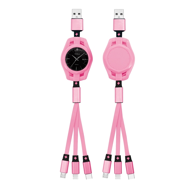 Avery 3 in 1 Charging Cable - Avery 3 in 1 Charging Cable - Image 6 of 9
