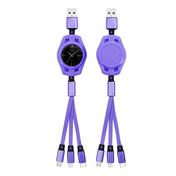 Avery 3 in 1 Charging Cable - Avery 3 in 1 Charging Cable - Image 7 of 9