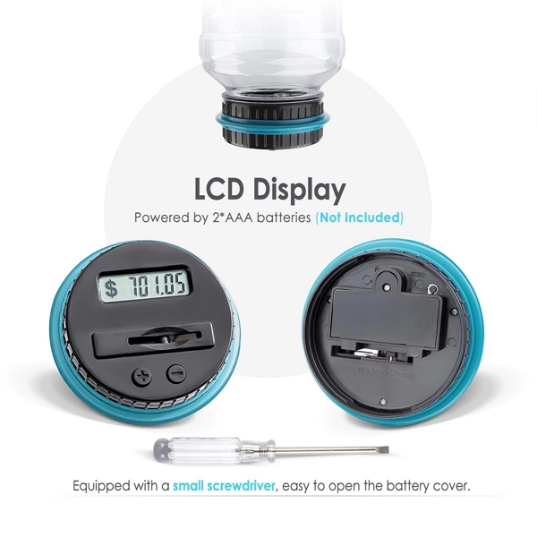 Digital Coin Counting Bank - Digital Coin Counting Bank - Image 3 of 4
