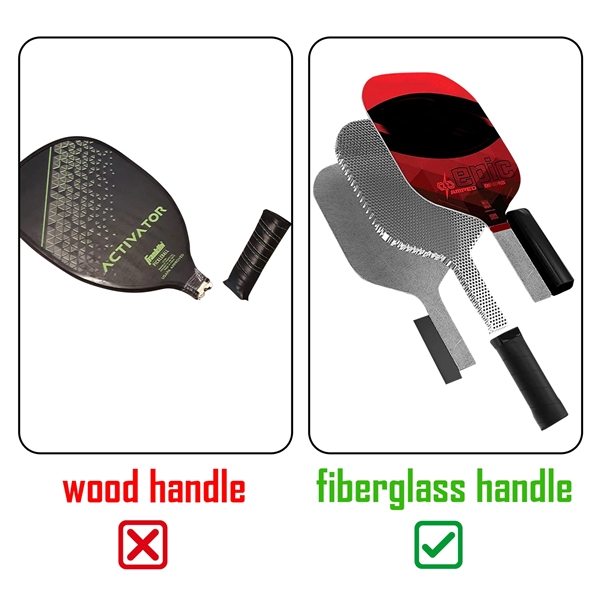 Premium Fiberglass Pickleball Set (NO HANDLE SNAPPING) - Premium Fiberglass Pickleball Set (NO HANDLE SNAPPING) - Image 1 of 6