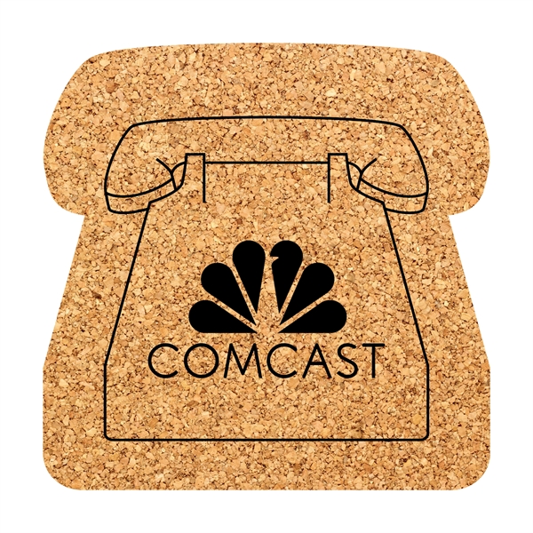 Phone Shaped Cork Coaster