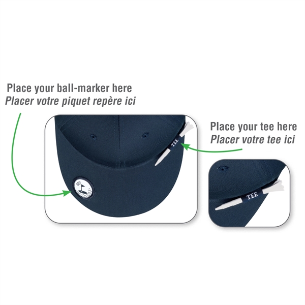 Golf Cap - 6 Panel Constructed Full-Fit - Golf Cap - 6 Panel Constructed Full-Fit - Image 4 of 7