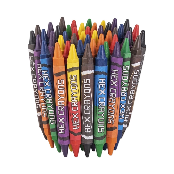 Double Sided Hexagon Bulk Crayons - Double Sided Hexagon Bulk Crayons - Image 0 of 0