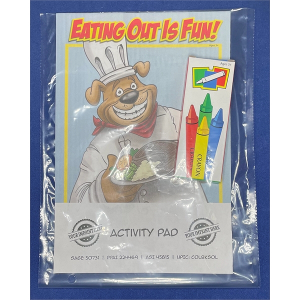 Eating Out Activity Pad Fun Pack - Eating Out Activity Pad Fun Pack - Image 0 of 3