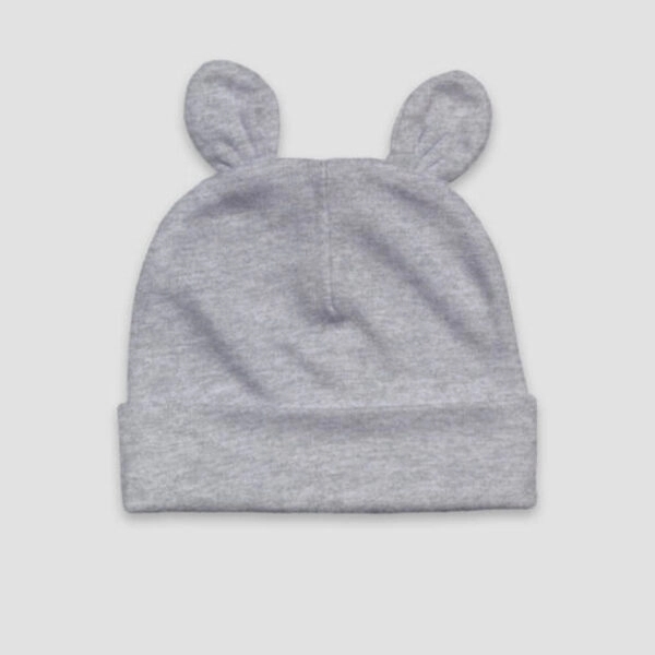 Baby Bear Ears Beanie Hat Polyester Blend- Laughing Giraffe® - Baby Bear Ears Beanie Hat Polyester Blend- Laughing Giraffe® - Image 2 of 3