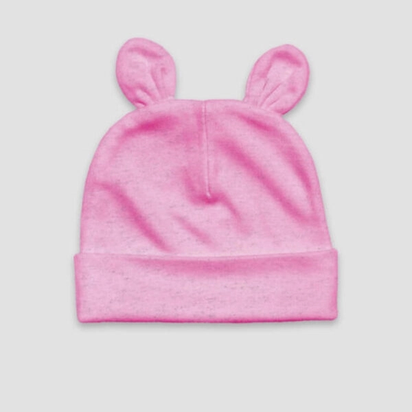 Baby Bear Ears Beanie Hat Polyester Blend- Laughing Giraffe® - Baby Bear Ears Beanie Hat Polyester Blend- Laughing Giraffe® - Image 3 of 3