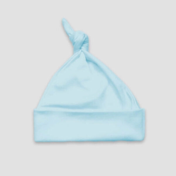 Baby Knotted Beanie Hats Poly Blend - Laughing Giraffe® - Baby Knotted Beanie Hats Poly Blend - Laughing Giraffe® - Image 3 of 5