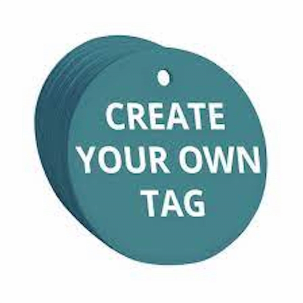 Round Full Color Hang Tags 2.5" - Round Full Color Hang Tags 2.5" - Image 1 of 2