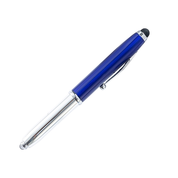 3-in-1 Multi-Tasker Stylus Pen with LED Light - 3-in-1 Multi-Tasker Stylus Pen with LED Light - Image 2 of 8