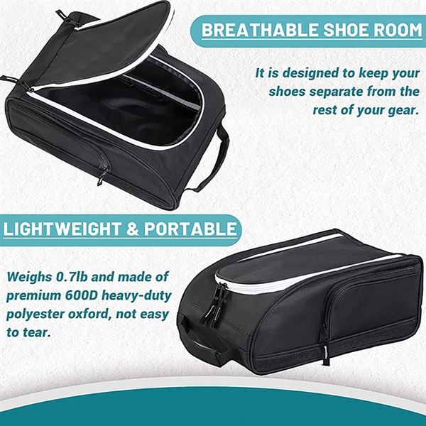 Portable Golf Shoe Bag - Portable Golf Shoe Bag - Image 4 of 8