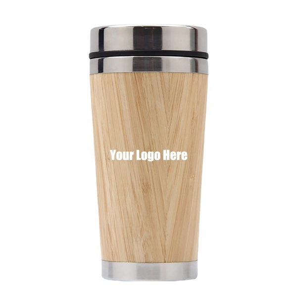 15Oz Tumbler Bamboo Mug - 15Oz Tumbler Bamboo Mug - Image 1 of 5