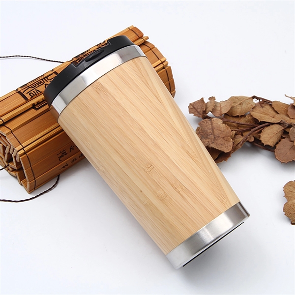15Oz Tumbler Bamboo Mug - 15Oz Tumbler Bamboo Mug - Image 4 of 5