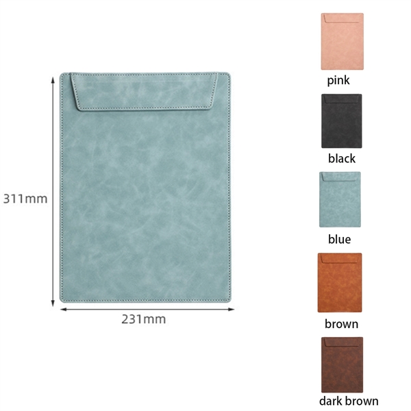 PU Leather A4 Size Clipboards with Strong Magnet Clip - PU Leather A4 Size Clipboards with Strong Magnet Clip - Image 2 of 3