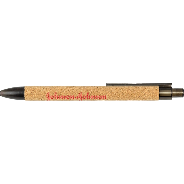 100% Eco Cork Barrel Pen - 100% Eco Cork Barrel Pen - Image 3 of 4