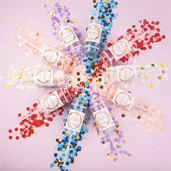 Wedding Push Pop Confetti Poppers Cannon - Wedding Push Pop Confetti Poppers Cannon - Image 2 of 4