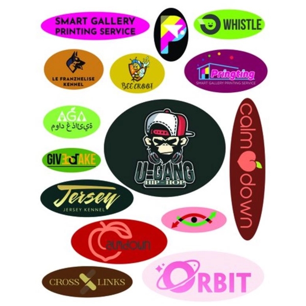 Oval Sticker - Oval Sticker - Image 1 of 2