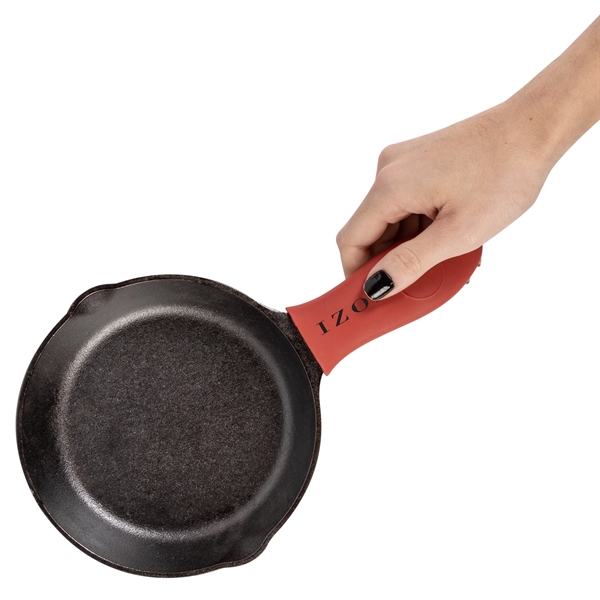 Cast Iron Lodge® Skillet With Silicone Custom Handle - Cast Iron Lodge® Skillet With Silicone Custom Handle - Image 1 of 2