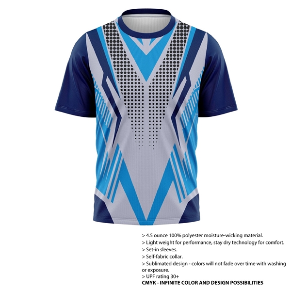 Full Sublimation short sleeve performance T-shirt UPF Drift - Full Sublimation short sleeve performance T-shirt UPF Drift - Image 0 of 2