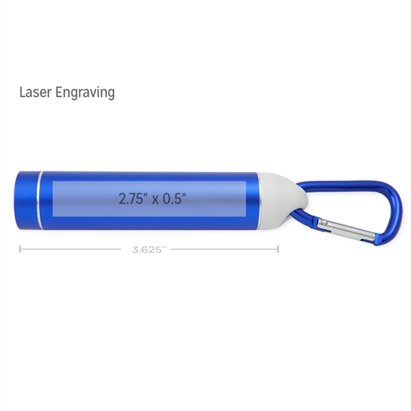 Edgewater Carabiner Standard Power Bank with UL Certified Ba - Edgewater Carabiner Standard Power Bank with UL Certified Ba - Image 6 of 6