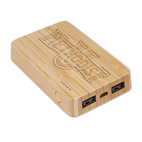 Eden Green Bamboo Wireless Power Bank 5000 - Eden Green Bamboo Wireless Power Bank 5000 - Image 0 of 12