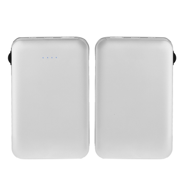 Drum 5000mAh Power Bank with Built-in Cable - Drum 5000mAh Power Bank with Built-in Cable - Image 4 of 8