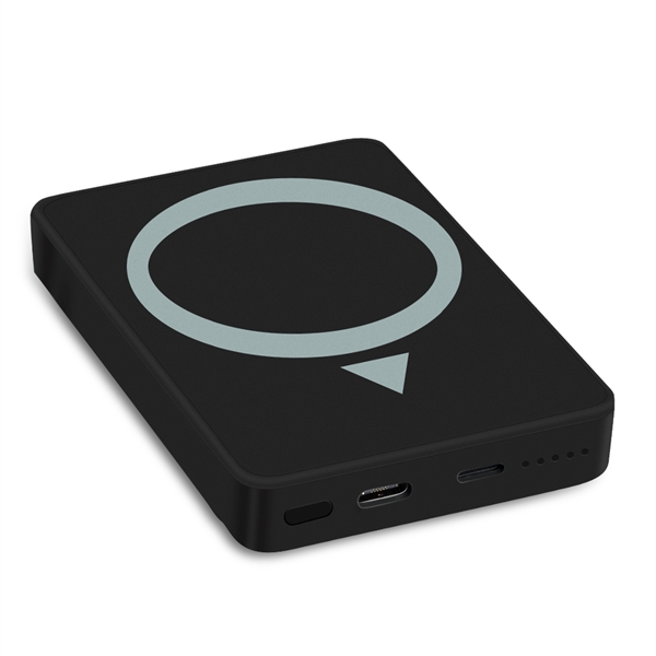 Honey Lake 8000mAh Magnetic Power Bank and Wireless Charger - Honey Lake 8000mAh Magnetic Power Bank and Wireless Charger - Image 3 of 6