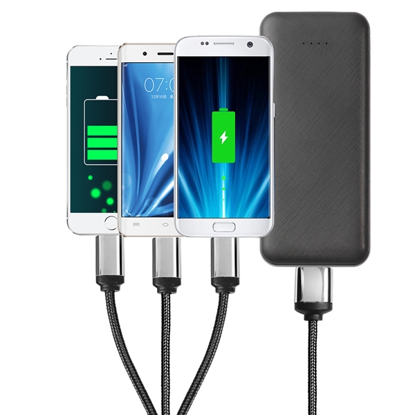 Modesto Back-lit 3-in-1 Charging Cable - Modesto Back-lit 3-in-1 Charging Cable - Image 1 of 5