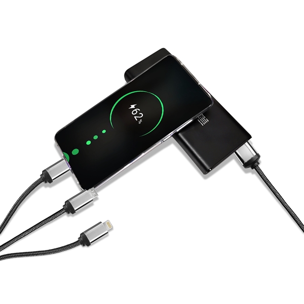 Modesto Back-lit 3-in-1 Charging Cable - Modesto Back-lit 3-in-1 Charging Cable - Image 2 of 5