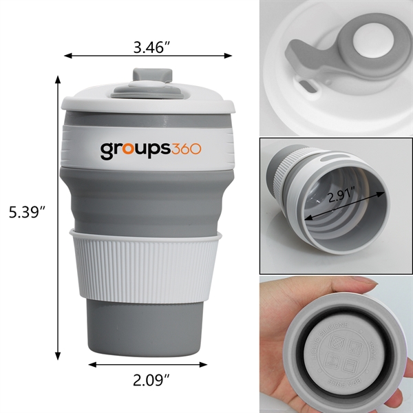 Kaldi 12oz Silicone Collapsible Coffee Mug - Kaldi 12oz Silicone Collapsible Coffee Mug - Image 3 of 16