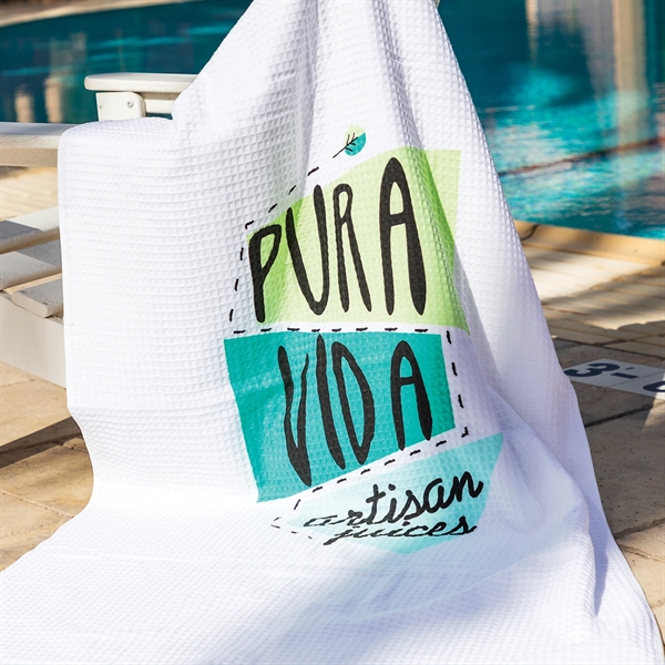 Cotton Waffle Beach Towel - Cotton Waffle Beach Towel - Image 1 of 1