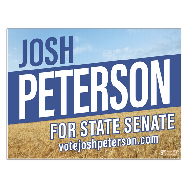 Corrugated Plastic Sign: Full Color-Full Bleed (18"x24") - Corrugated Plastic Sign: Full Color-Full Bleed (18"x24") - Image 0 of 1