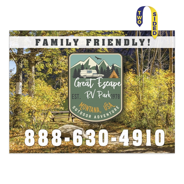 Corrugated Plastic Sign: Full Color-Full Bleed (36"x48") - Corrugated Plastic Sign: Full Color-Full Bleed (36"x48") - Image 1 of 1