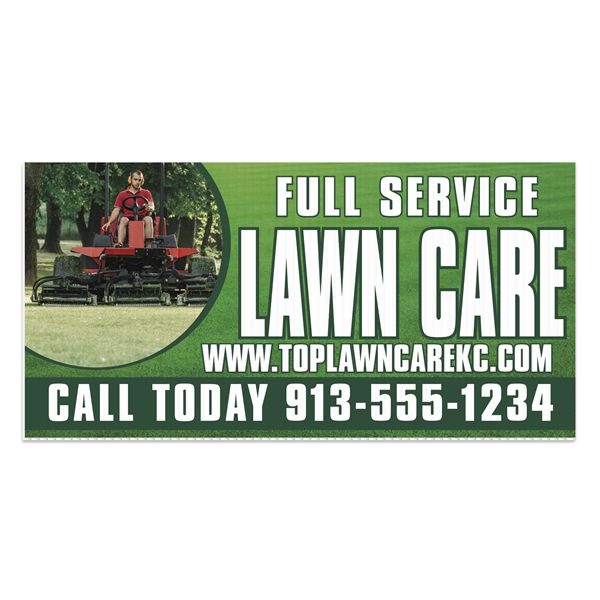 Corrugated Plastic Sign: Full Color-Full Bleed (12"x24") - Corrugated Plastic Sign: Full Color-Full Bleed (12"x24") - Image 0 of 1