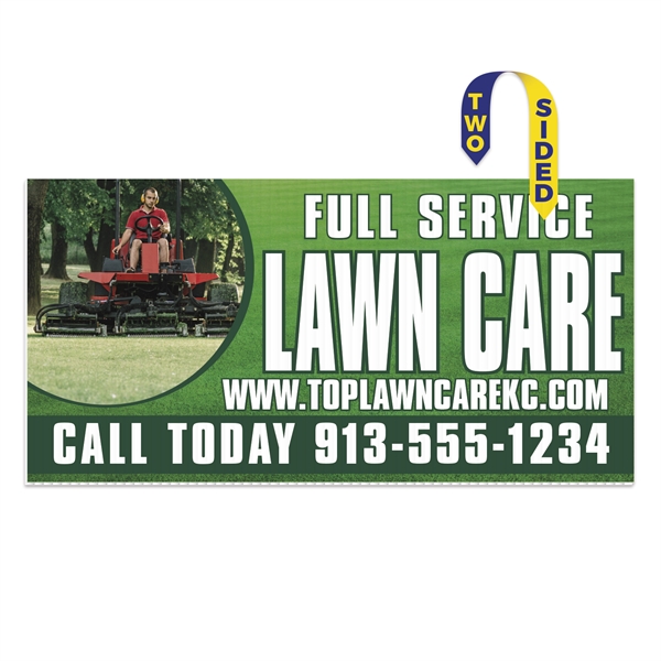 Corrugated Plastic Sign: Full Color-Full Bleed (12"x24") - Corrugated Plastic Sign: Full Color-Full Bleed (12"x24") - Image 1 of 1