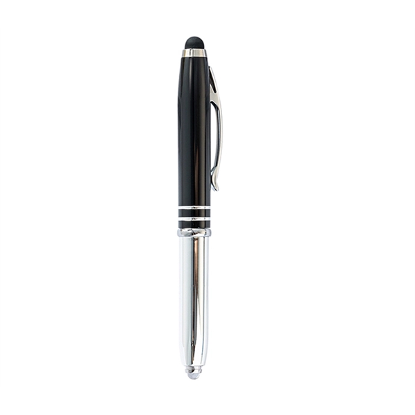 3-in-1 Stylus Pen with LED Light - 3-in-1 Stylus Pen with LED Light - Image 0 of 7