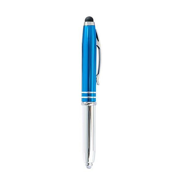 3-in-1 Stylus Pen with LED Light - 3-in-1 Stylus Pen with LED Light - Image 1 of 7