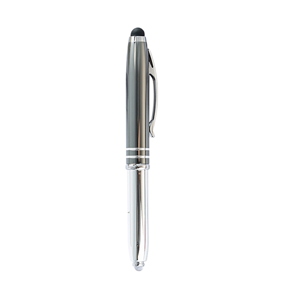 3-in-1 Stylus Pen with LED Light - 3-in-1 Stylus Pen with LED Light - Image 2 of 7