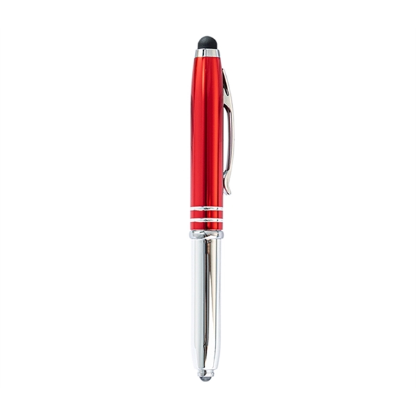 3-in-1 Stylus Pen with LED Light - 3-in-1 Stylus Pen with LED Light - Image 3 of 7