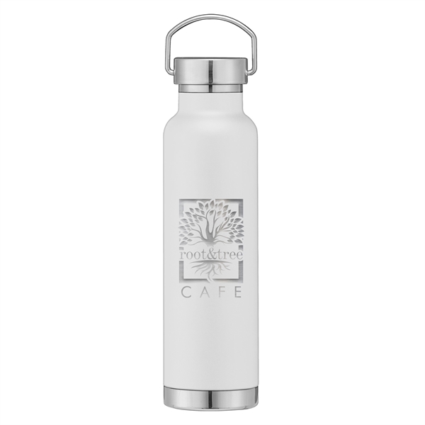 22 oz. Double Wall Stainless Steel Bottle w/Lid - Laser - 22 oz. Double Wall Stainless Steel Bottle w/Lid - Laser - Image 2 of 3