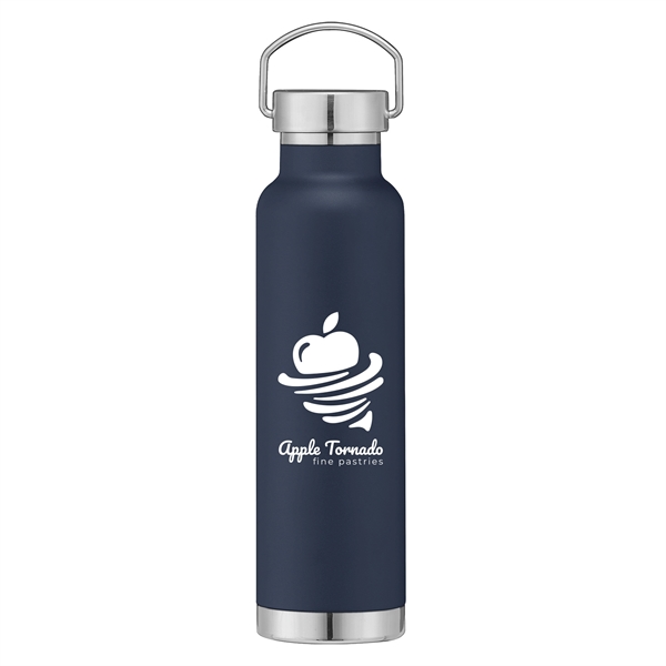 22 oz. Double Wall Stainless Steel Bottle w/Lid - Silkscreen - 22 oz. Double Wall Stainless Steel Bottle w/Lid - Silkscreen - Image 2 of 4