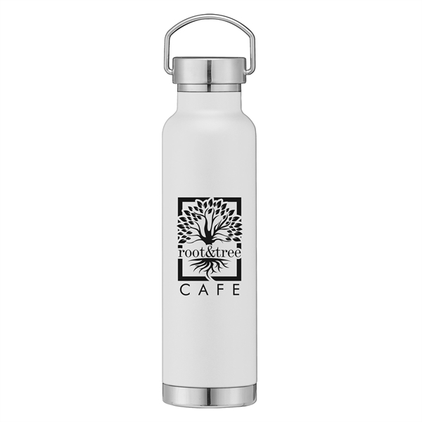 22 oz. Double Wall Stainless Steel Bottle w/Lid - Silkscreen - 22 oz. Double Wall Stainless Steel Bottle w/Lid - Silkscreen - Image 4 of 4