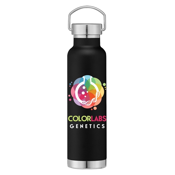 22 oz. Double Wall Stainless Steel Bottle w/Lid - ColorJet - 22 oz. Double Wall Stainless Steel Bottle w/Lid - ColorJet - Image 1 of 4