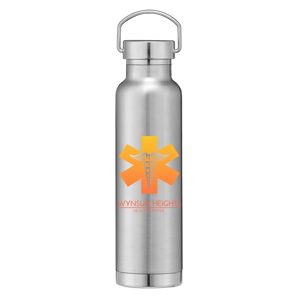 22 oz. Double Wall Stainless Steel Bottle w/Lid - ColorJet - 22 oz. Double Wall Stainless Steel Bottle w/Lid - ColorJet - Image 3 of 4