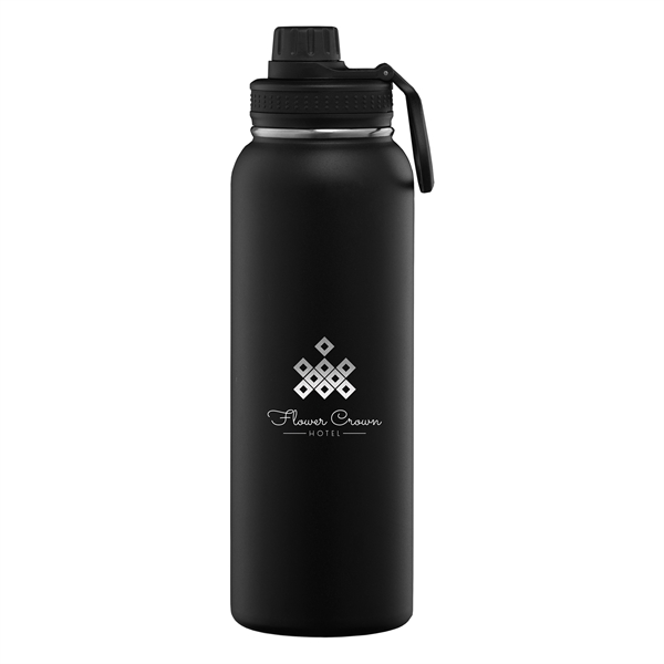 40 oz. Stainless Steel Double Wall Water Bottle - Laser - 40 oz. Stainless Steel Double Wall Water Bottle - Laser - Image 2 of 2