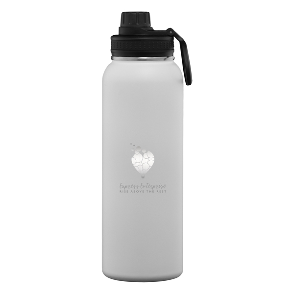 40 oz. Stainless Steel Double Wall Water Bottle - Laser - 40 oz. Stainless Steel Double Wall Water Bottle - Laser - Image 1 of 2