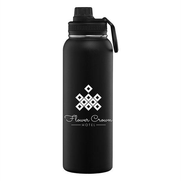 40 oz. Stainless Steel Double Wall Water Bottle - Silkscreen - 40 oz. Stainless Steel Double Wall Water Bottle - Silkscreen - Image 1 of 3